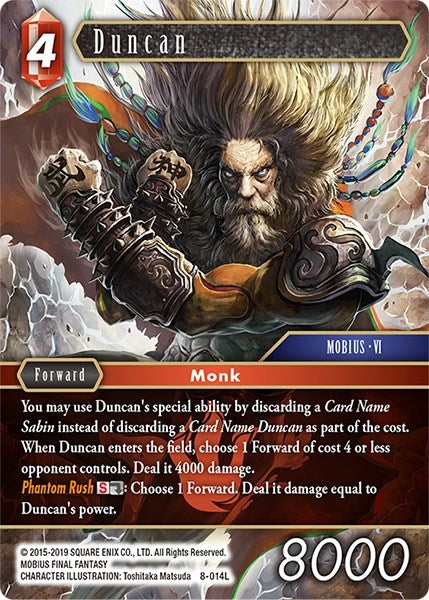 Duncan (8) [OP8] - Final Fantasy TCG Single