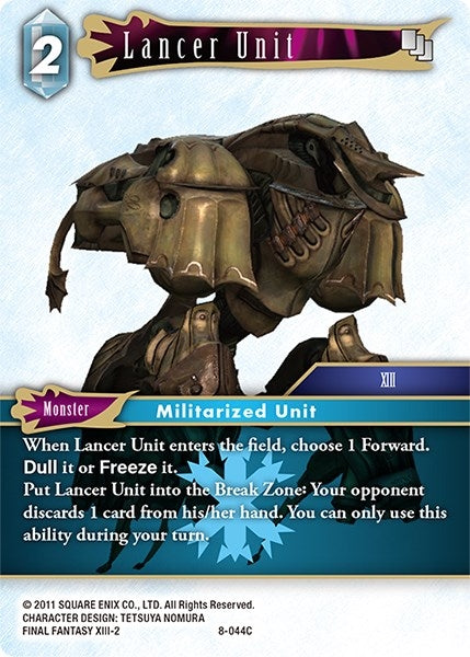 Lancer Unit (8) [OP8] - Final Fantasy TCG Single