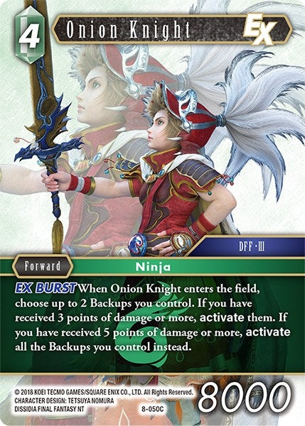 Onion Knight EX (8) [OP8] - Final Fantasy TCG Single