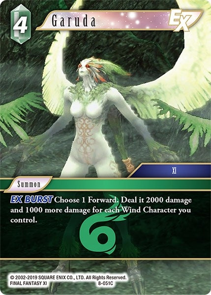 Garuda EX (8) [OP8] - Final Fantasy TCG Single