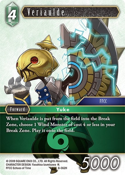 Veriaulde (8) [OP8] - Final Fantasy TCG Single