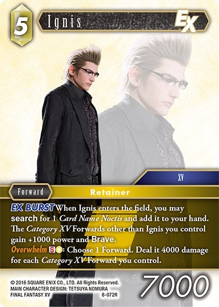 Ignis EX (8) [OP8] - Final Fantasy TCG Single