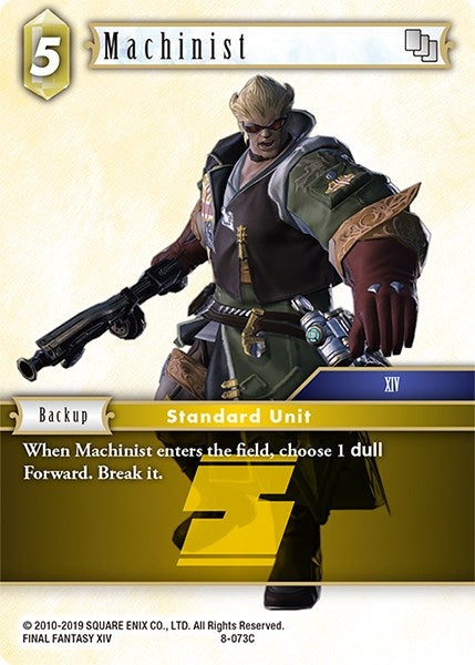 Machinist (8) [OP8] - Final Fantasy TCG Single