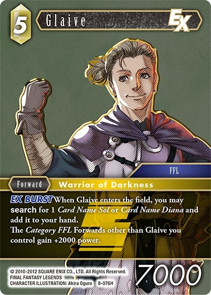 Glaive EX (8) [OP8] - Final Fantasy TCG Single