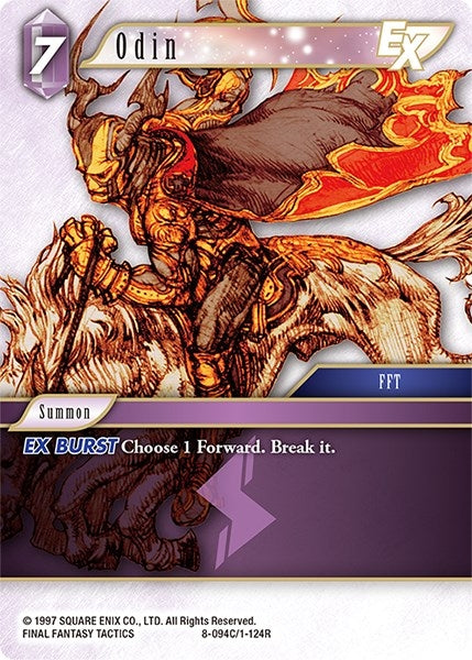 Odin EX (8) [OP8] - Final Fantasy TCG Single