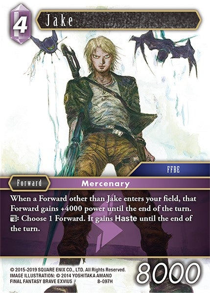Jake (8) [OP8] - Final Fantasy TCG Single
