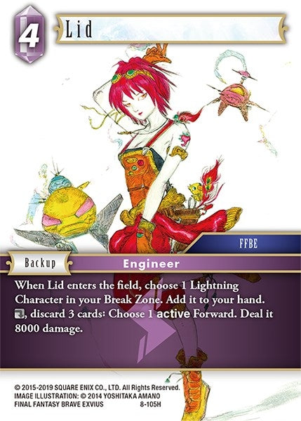 Lid (8) [OP8] - Final Fantasy TCG Single