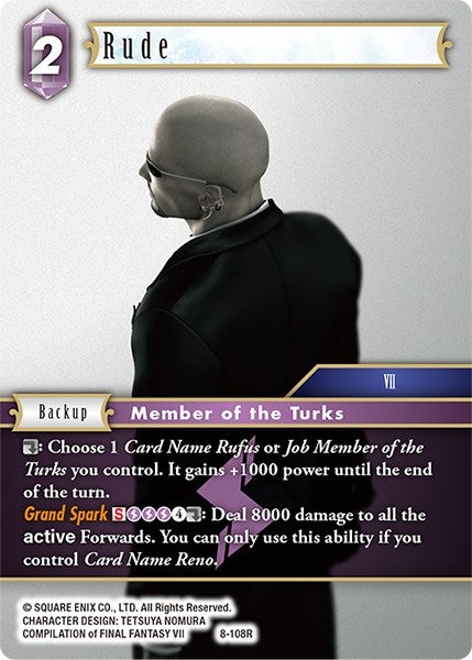 Rude (8) [OP8] - Final Fantasy TCG Single