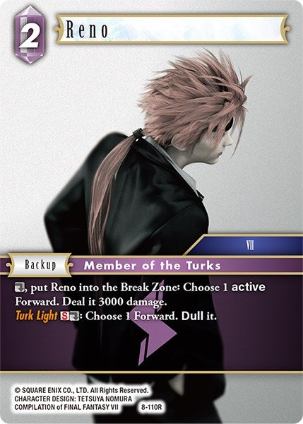 Reno (8) [OP8] - Final Fantasy TCG Single