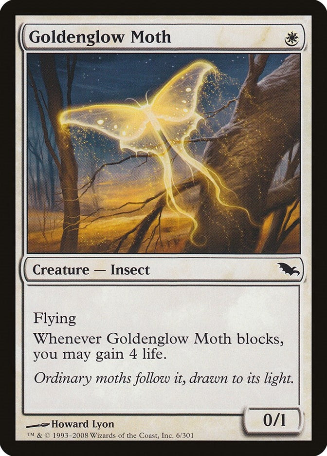Goldenglow Moth (6) [SHM] - MTG Single
