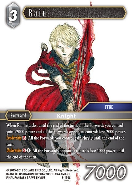 Rain (Legend) (8) [OP8] - Final Fantasy TCG Single