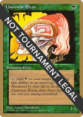 Llanowar Elves - 1996 Bertrand Lestree (4ED) [WCD] - MTG Single