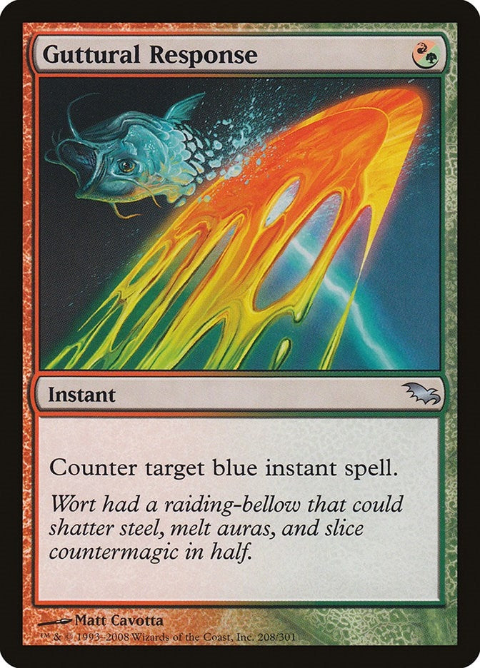 Guttural Response (208) [SHM] - MTG Single