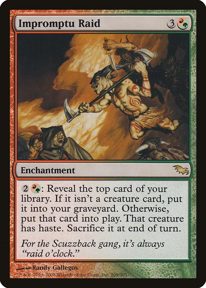 Impromptu Raid (209) [SHM] - MTG Single
