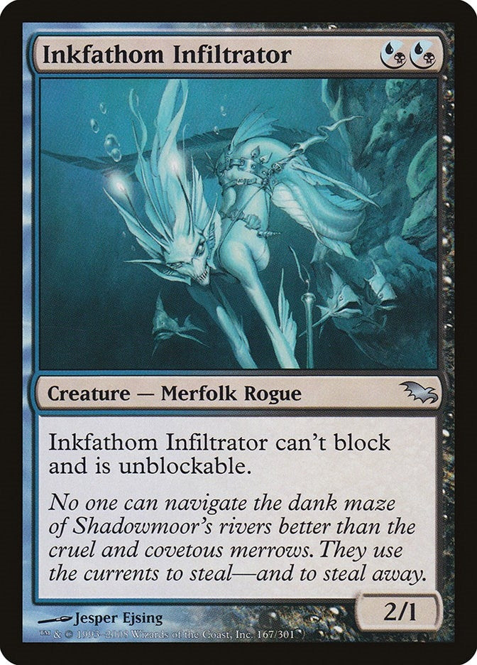 Inkfathom Infiltrator (167) [SHM] - MTG Single