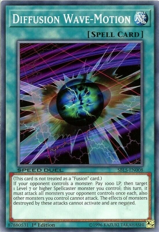 Diffusion Wave-Motion (8) (SBLS) - YuGiOh Single