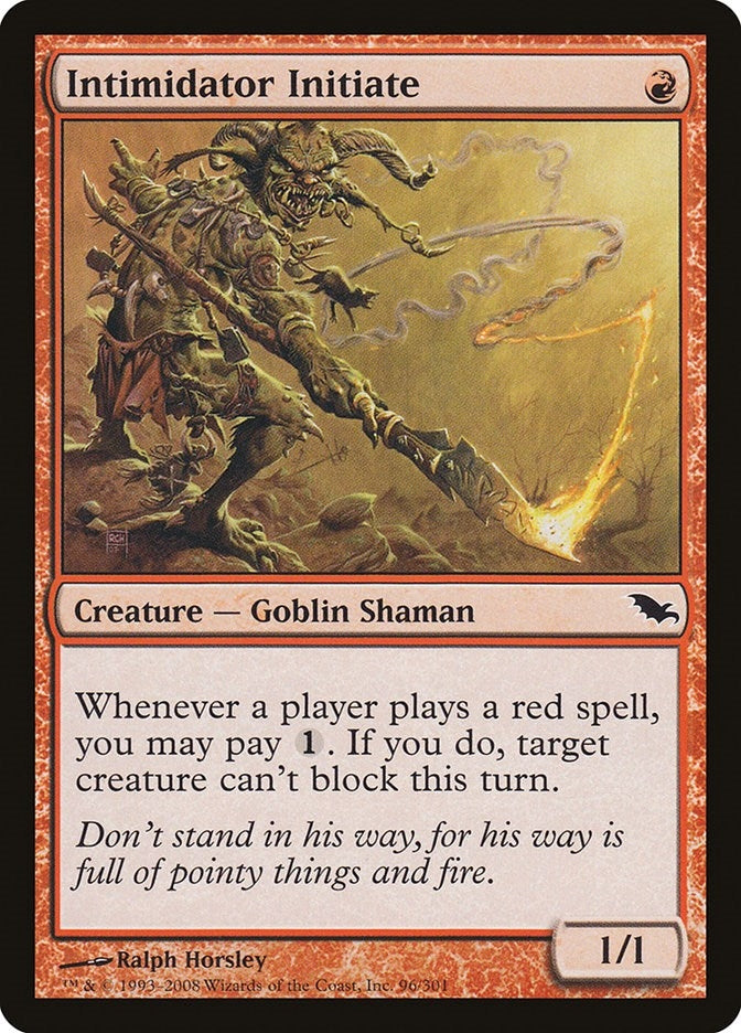 Intimidator Initiate (96) [SHM] - MTG Single