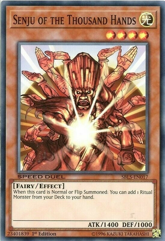 Senju of the Thousand Hands (17) (SBLS) - YuGiOh Single