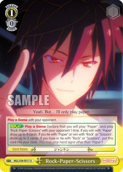 Rock-Paper-Scissors (58017) [NGL/S58] - Weiss Schwarz Single