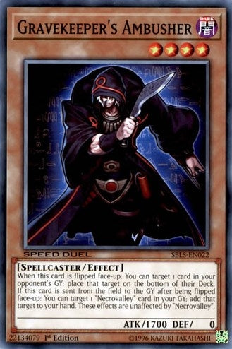 Gravekeeper’s Ambusher (22) (SBLS) - YuGiOh Single