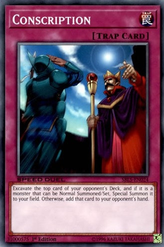 Conscription (24) (SBLS) - YuGiOh Single