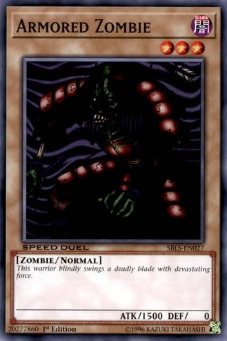 Armored Zombie (27) (SBLS) - YuGiOh Single
