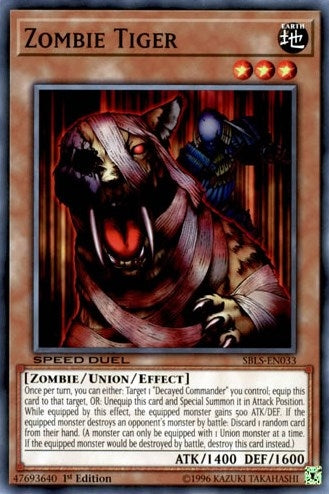 Zombie Tiger (33) (SBLS) - YuGiOh Single