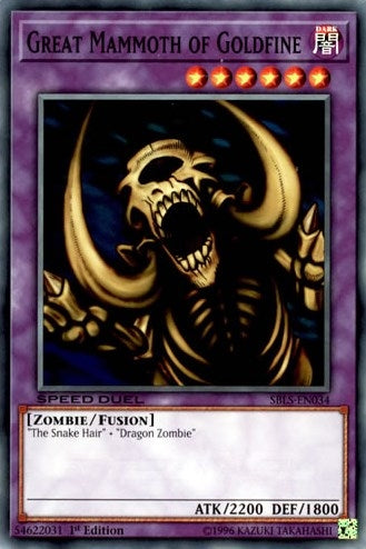 Great Mammoth of Goldfine (34) (SBLS) - YuGiOh Single