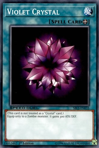 Violet Crystal (35) (SBLS) - YuGiOh Single