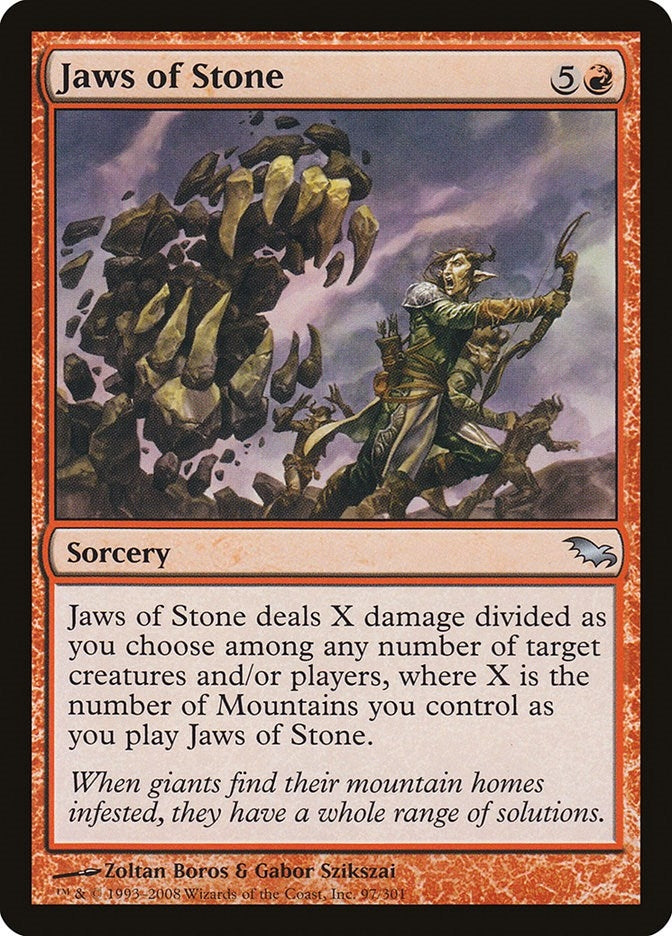 Jaws of Stone (97) [SHM] - MTG Single