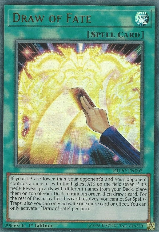 Draw of Fate (3) (DUPO) - YuGiOh Single