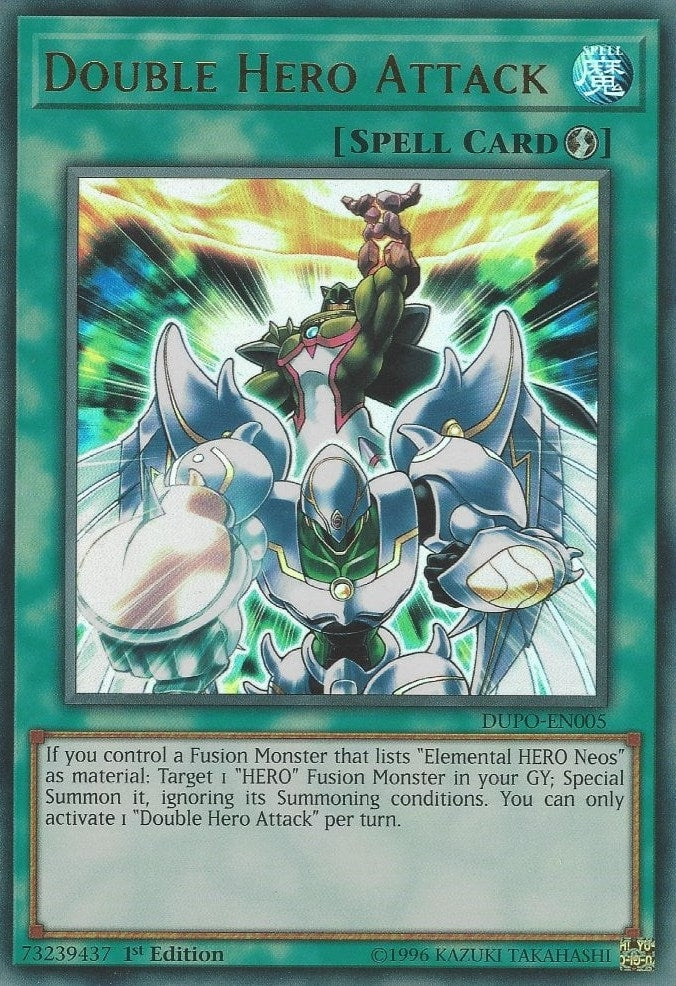 Double Hero Attack (5) (DUPO) - YuGiOh Single