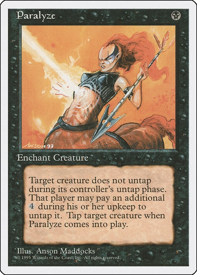 Paralyze [4ED] - MTG Single