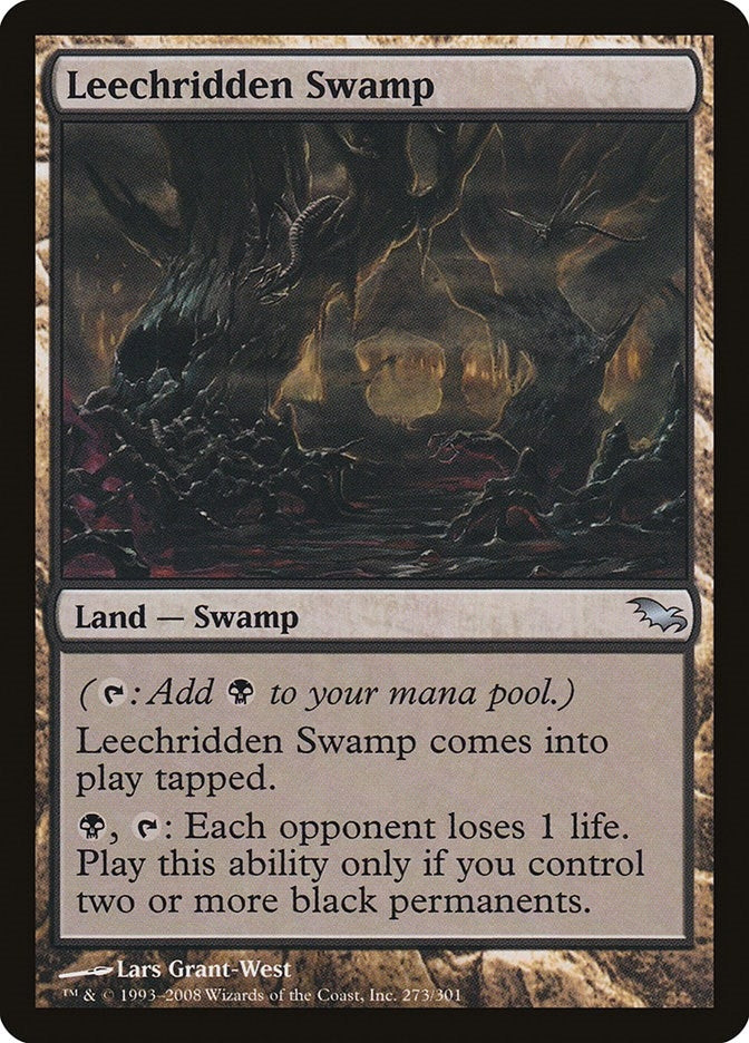 Leechridden Swamp (273) [SHM] - MTG Single