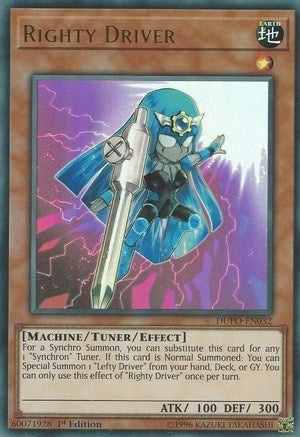 Righty Driver (32) (DUPO) - YuGiOh Single