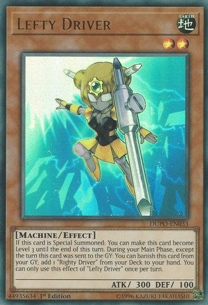 Lefty Driver (33) (DUPO) - YuGiOh Single