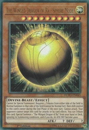 The Winged Dragon of Ra - Sphere Mode (45) (DUPO) - YuGiOh Single