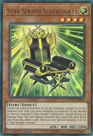 Star Seraph Sovereignty (61) (DUPO) - YuGiOh Single