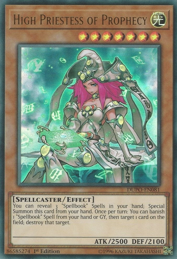 High Priestess of Prophecy (81) (DUPO) - YuGiOh Single