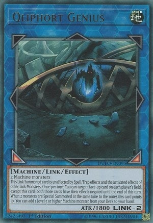 Qliphort Genius (95) (DUPO) - YuGiOh Single