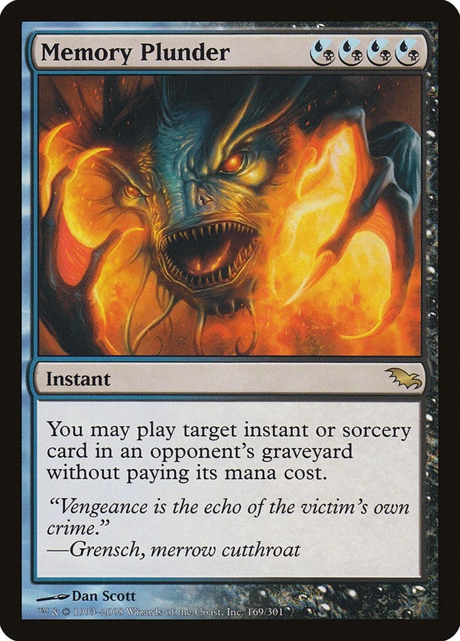 Memory Plunder (169) [SHM] - MTG Single