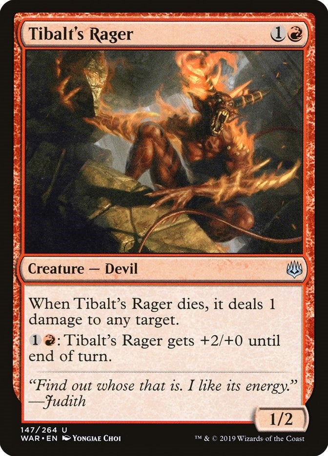 Tibalt’s Rager (147) [WAR] - MTG Single