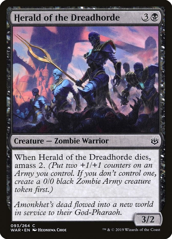 Herald of the Dreadhorde (93) [WAR] - MTG Single