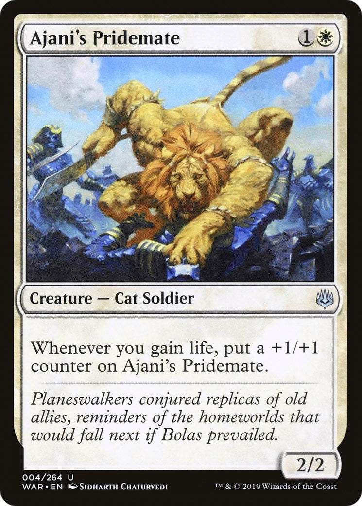 Ajani’s Pridemate (4) [WAR] - MTG Single
