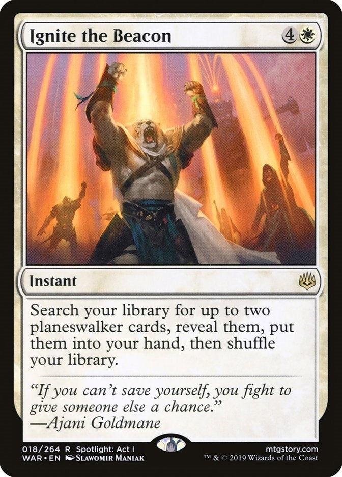 Ignite the Beacon (18) [WAR] - MTG Single