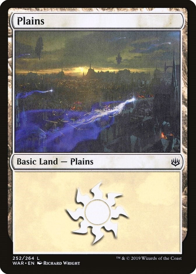 Plains (252) (252) [WAR] - MTG Single