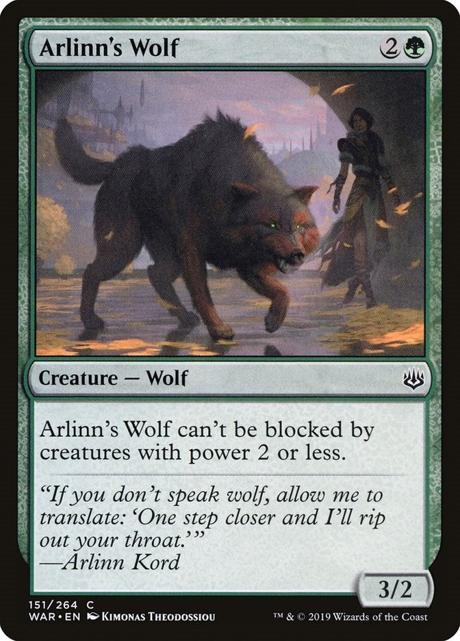 Arlinn’s Wolf (151) [WAR] - MTG Single