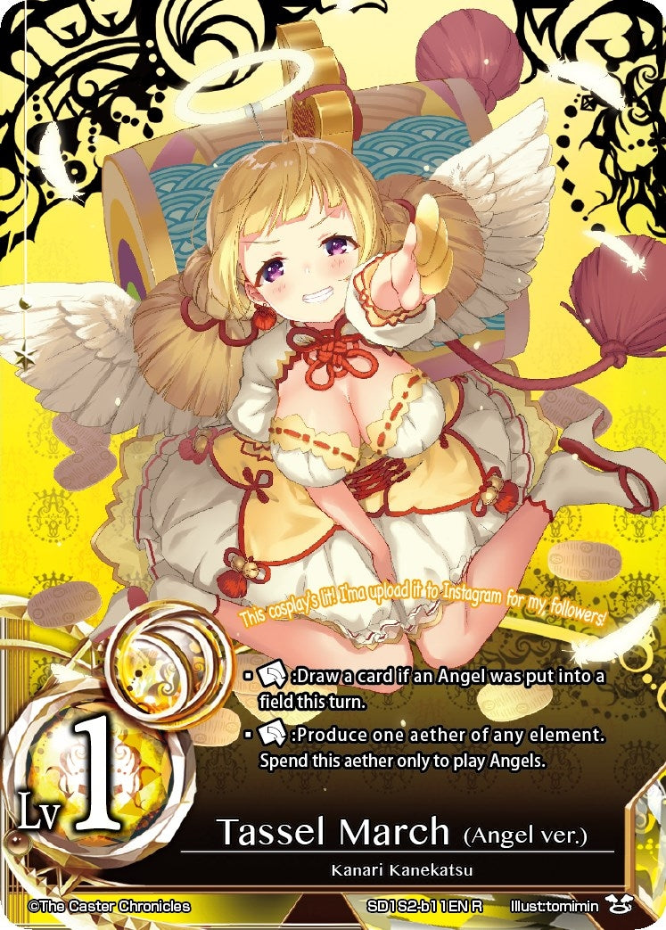 Tassel March (Angel ver.) (Foil) (1211) [SD04] - The Caster Chronicles Single
