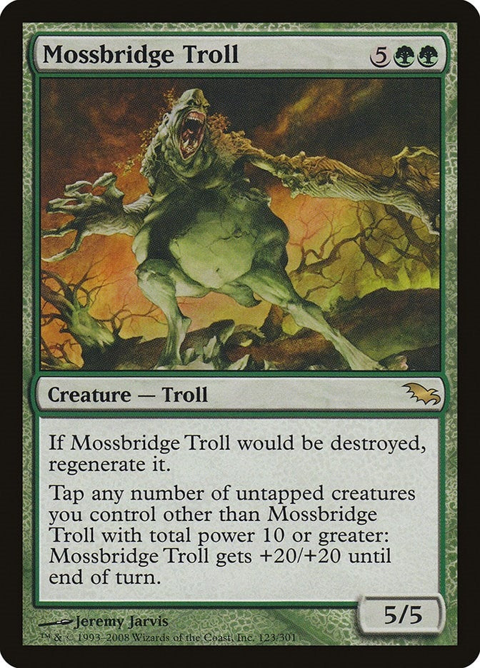 Mossbridge Troll (123) [SHM] - MTG Single