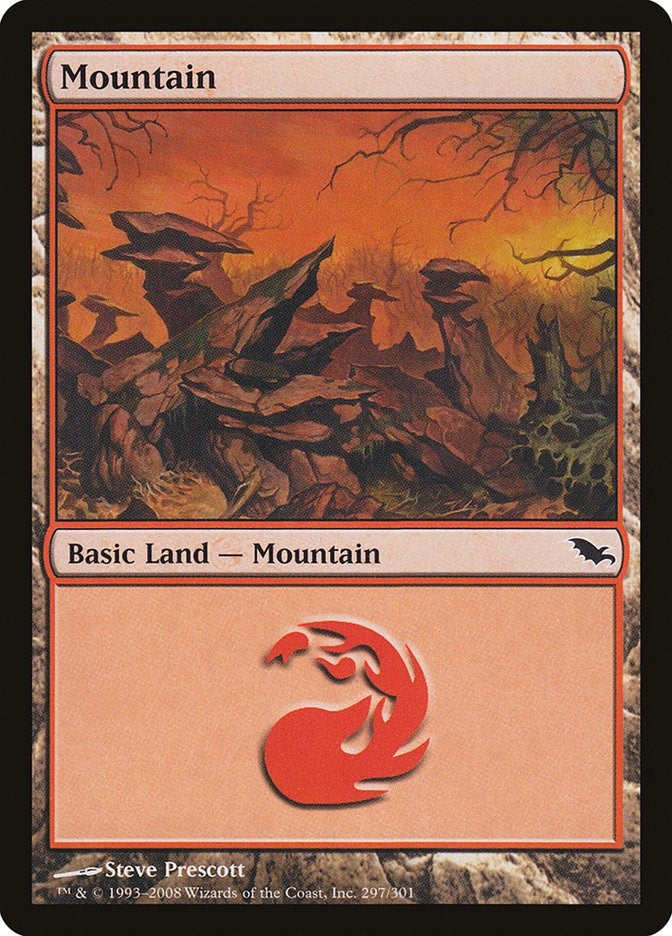 Mountain (297) (297) [SHM] - MTG Single